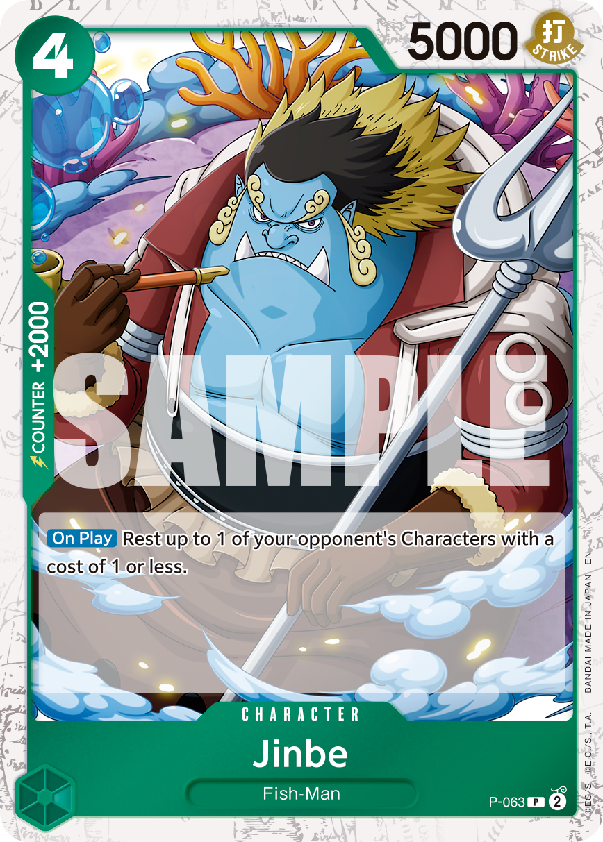 Jinbe [Alternate Art PRB-02] P-063 One Piece Card Game