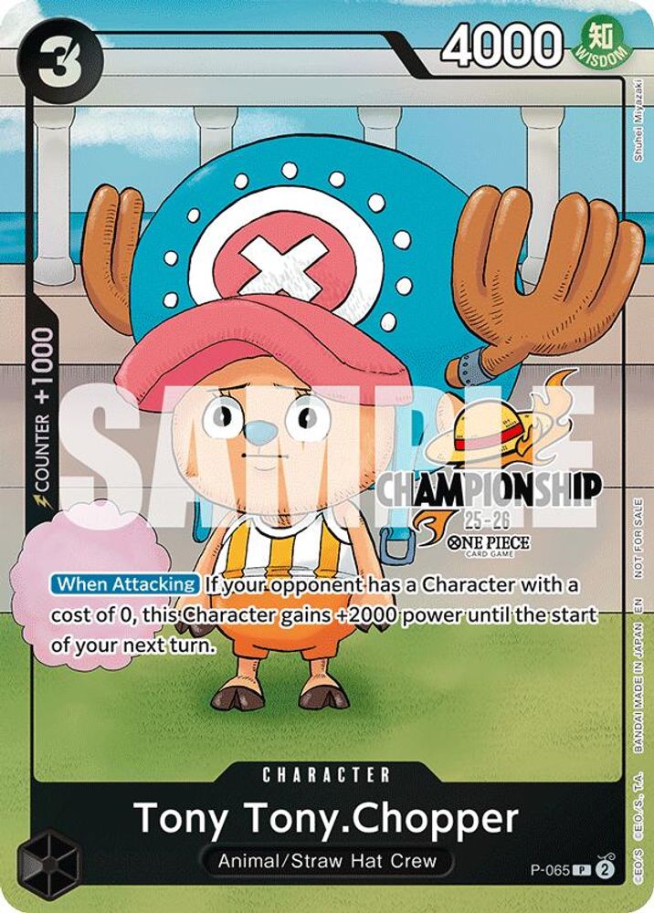Tony Tony.Chopper [CS 25-26 Event Pack - Finalist] P-065 One Piece Card Game