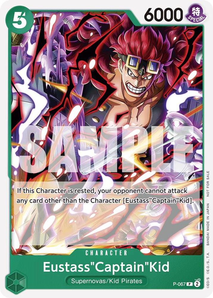 Eustass Captain Kid [Pre-Release Participation] P-067 One Piece Card Game