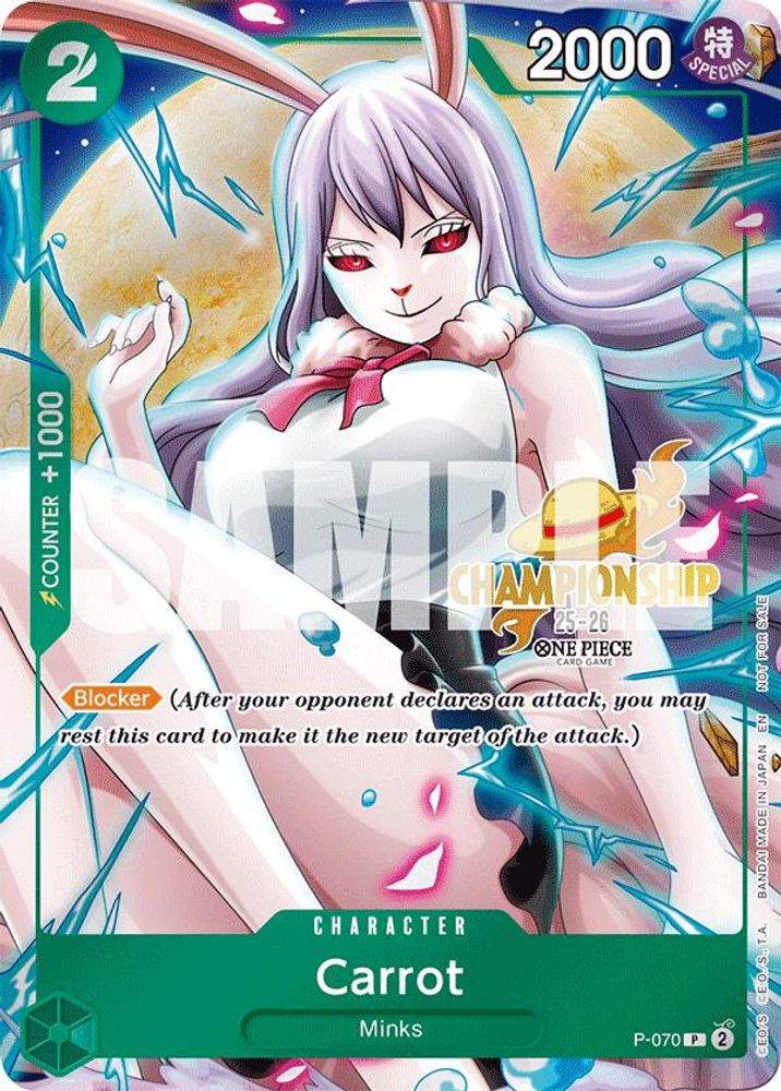 Carrot [Championship 25-26] P-070 One Piece Card Game
