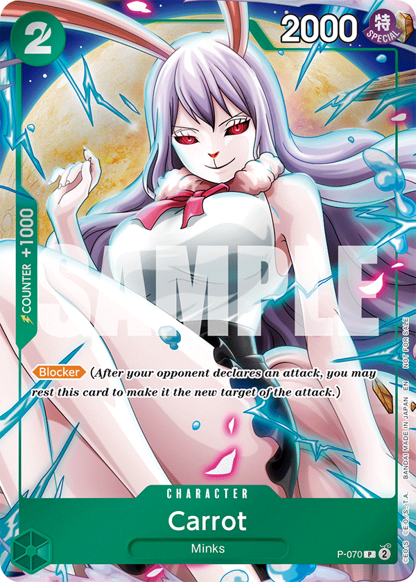 Carrot [Foil PRB-02] JP P-070 One Piece Card Game