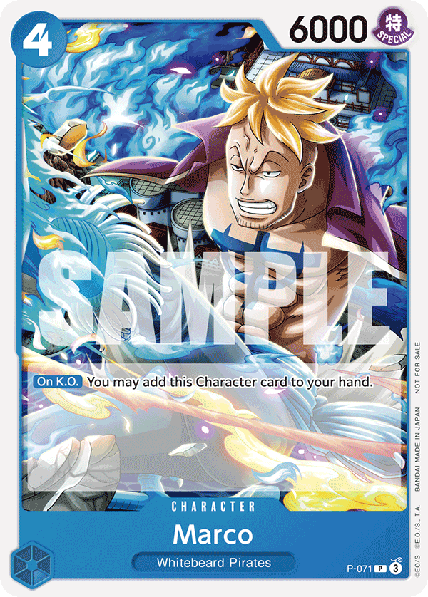 Marco [Pre-Release] P-071 One Piece Card Game