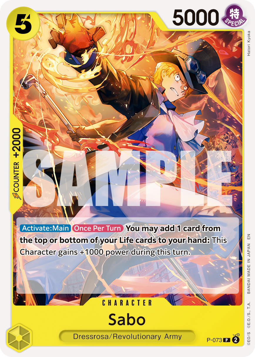 Sabo P-073 One Piece Card Game