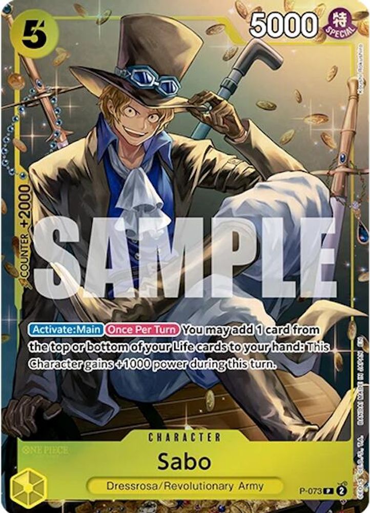 Sabo [Tin Pack Set Vol. 2] P-073 One Piece Card Game