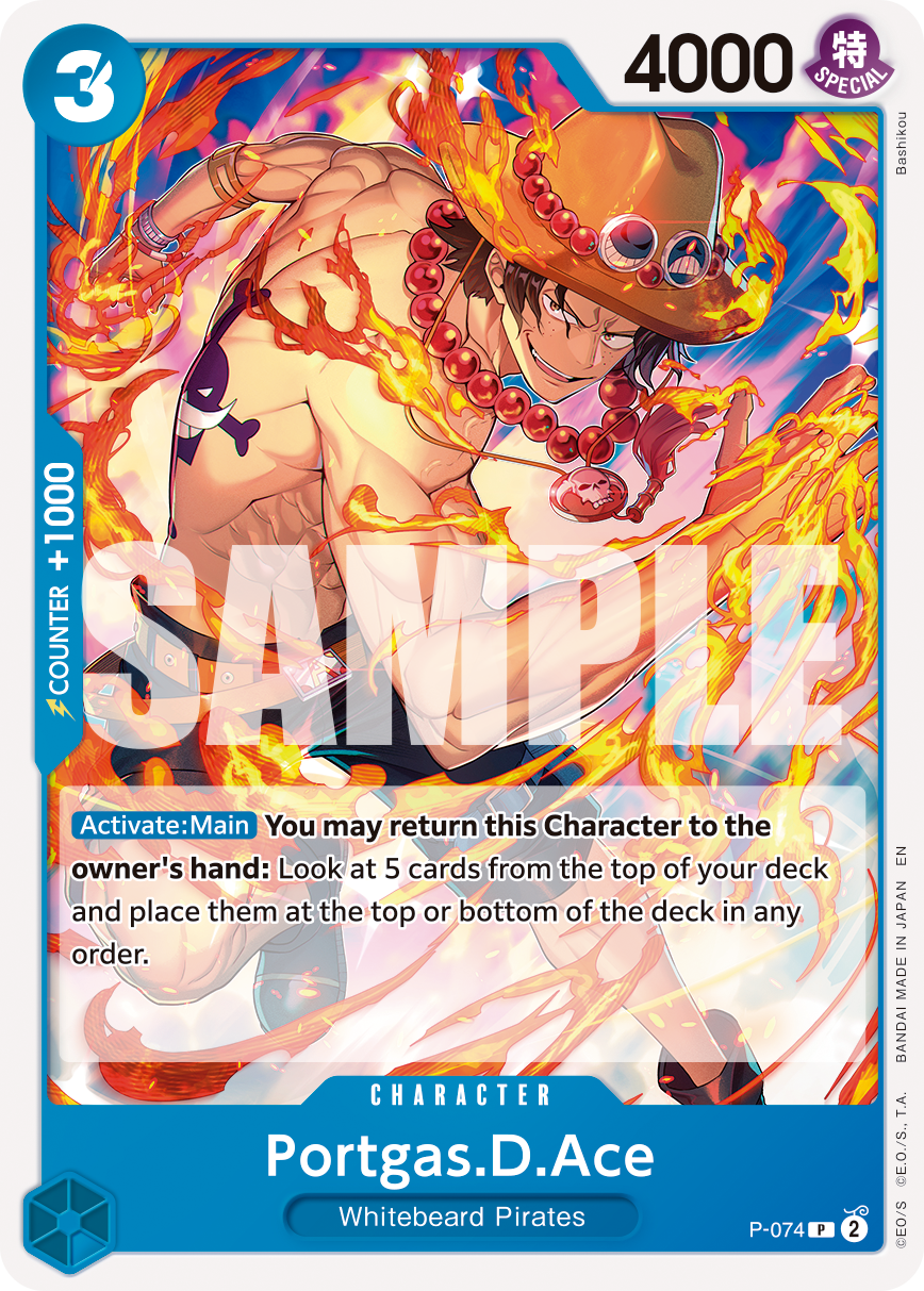 Portgas.D.Ace [PRB-02] P-074 One Piece Card Game