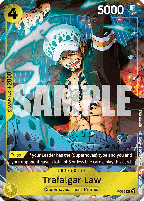 Trafalgar Law [PRB-02] JP P-088 One Piece Card Game