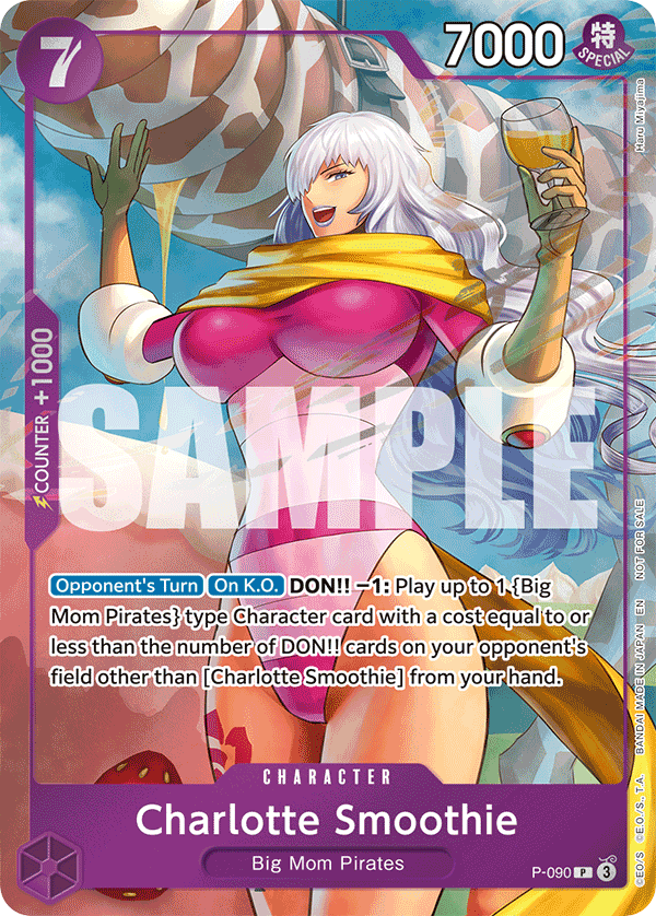 Charlotte Smoothie P-090 One Piece Card Game