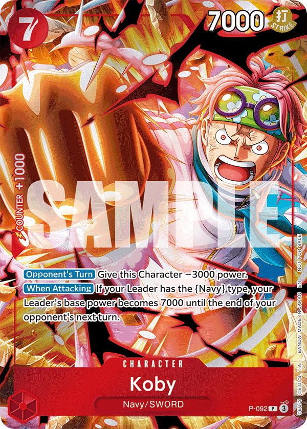 Koby [JP] P-092 One Piece Card Game
