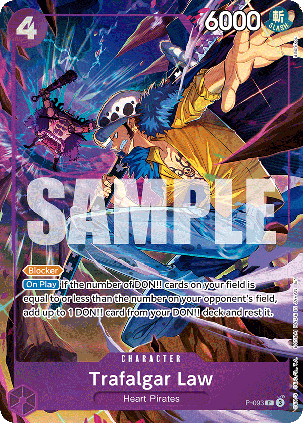 Trafalgar Law P-093 One Piece Card Game