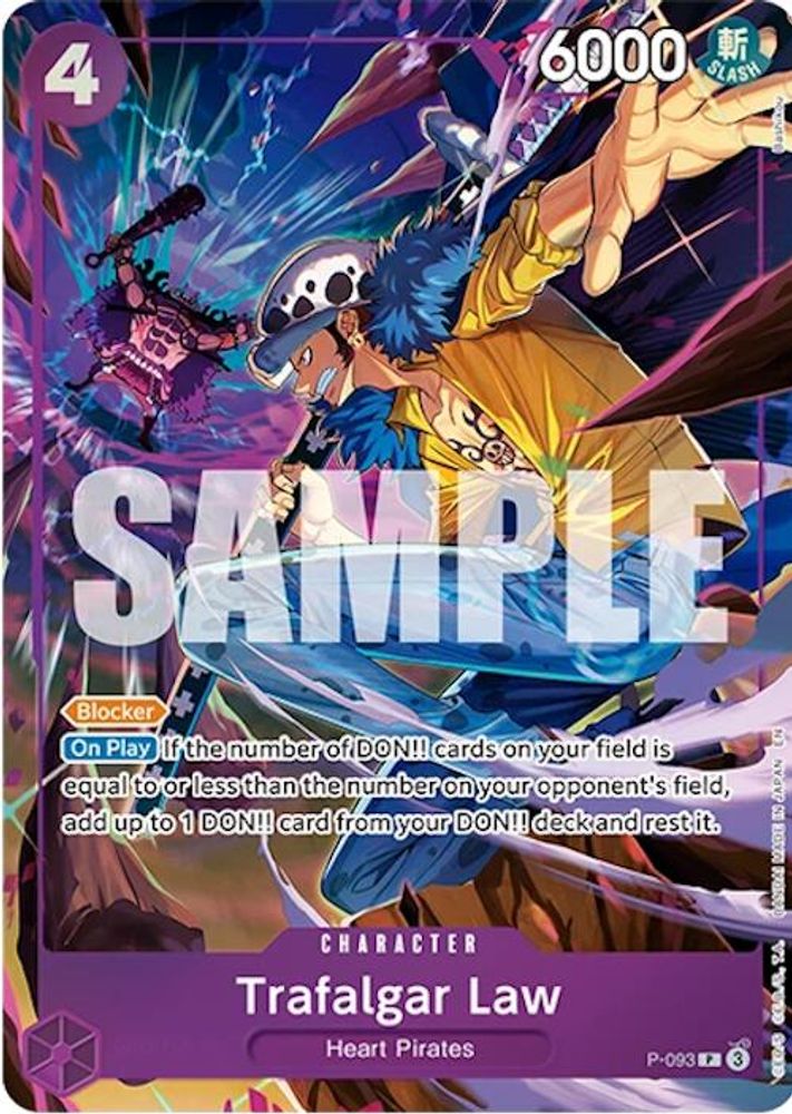 Trafalgar Law [Illustration Box Vol.6 Foil] P-093 One Piece Card Game