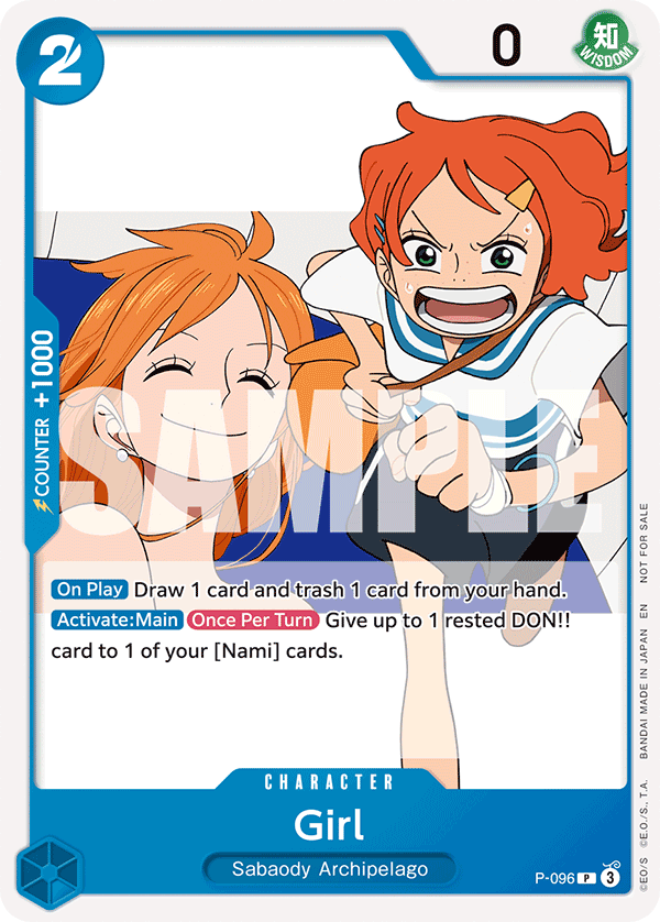 Girl [Magazine Promo] JP P-096 One Piece Card Game