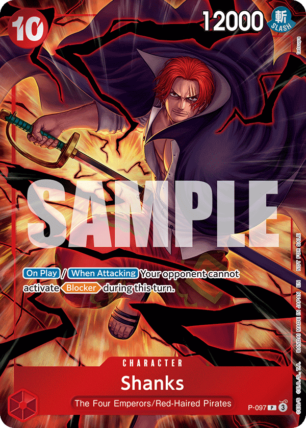 Shanks [JP] P-097 One Piece Card Game