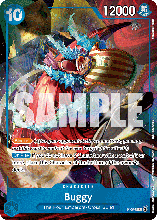 Buggy [JP] P-098 One Piece Card Game