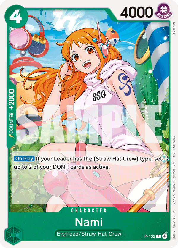 Nami [Standard Battle] P-102 One Piece Card Game
