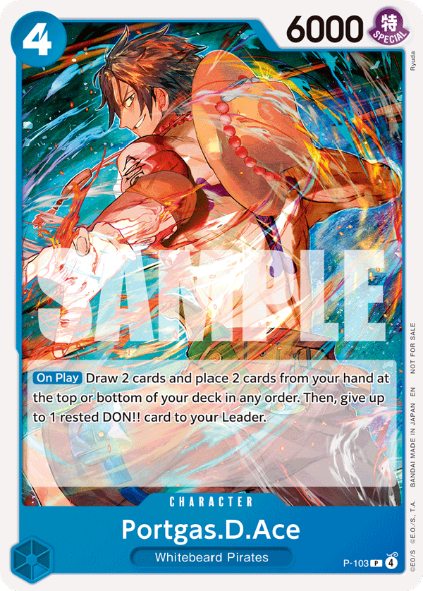 Portgas.D.Ace [Standard Battle] P-103 One Piece Card Game