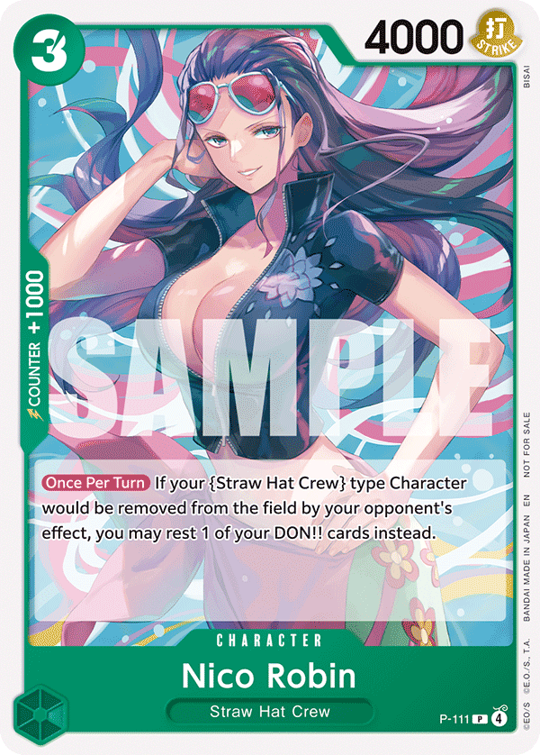 Nico Robin [JP] P-111 One Piece Card Game
