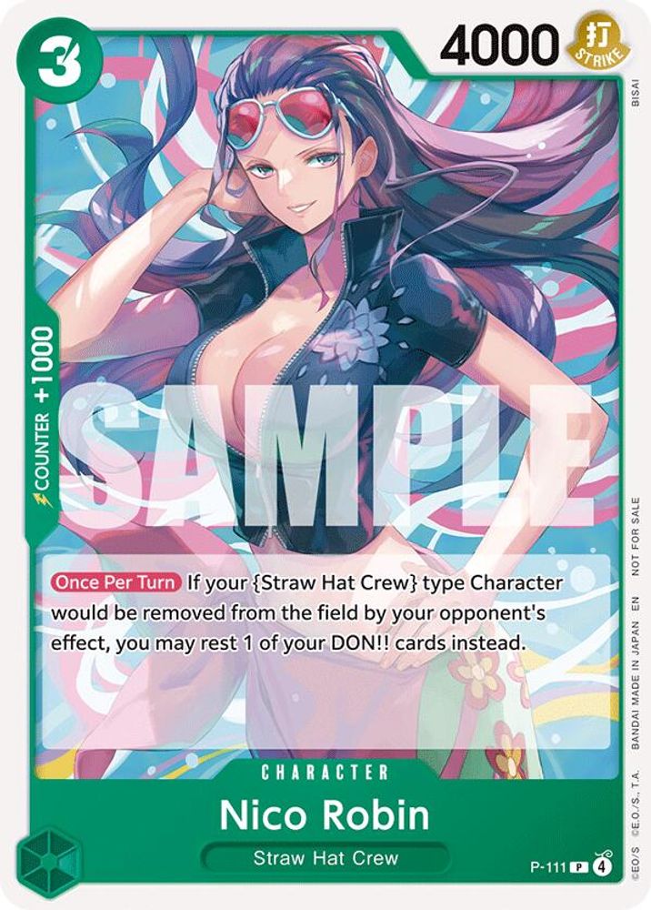 Nico Robin [Heroines Battle Pack] P-111 One Piece Card Game