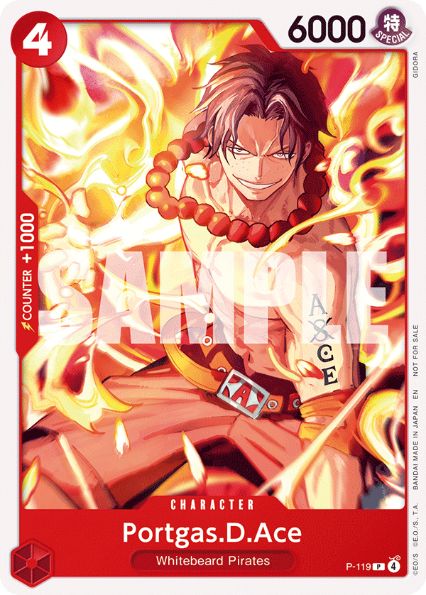 Portgas.D.Ace [JP] P-119 One Piece Card Game