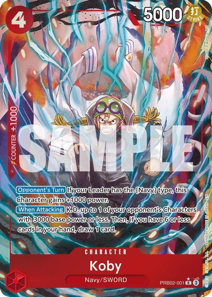 Koby [Alternate Art] PRB02-001 One Piece Card Game