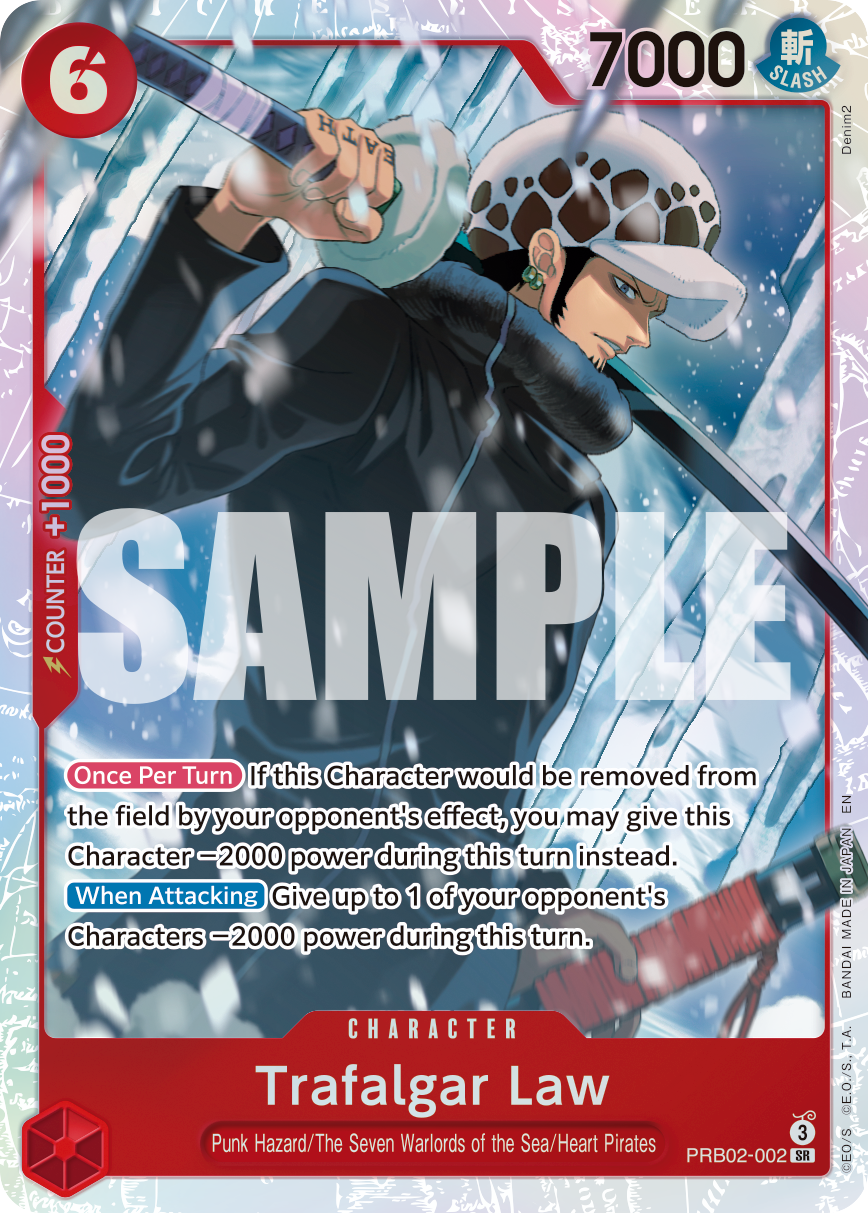 Trafalgar Law PRB02-002 One Piece Card Game