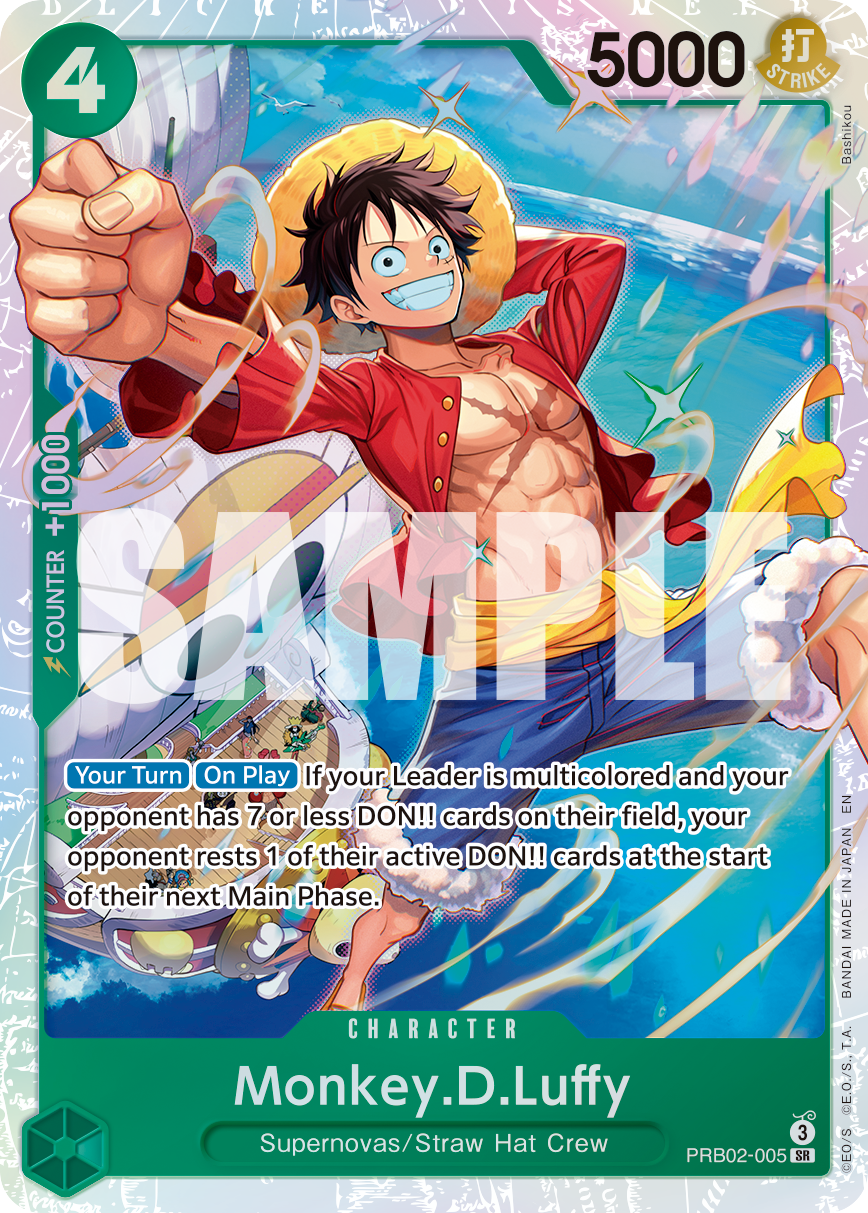 Monkey.D.Luffy PRB02-005 One Piece Card Game