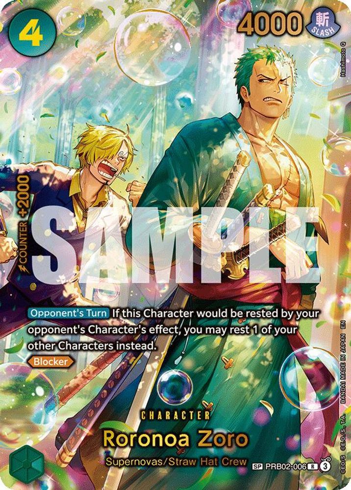 Roronoa Zoro [SP] PRB02-006 One Piece Card Game