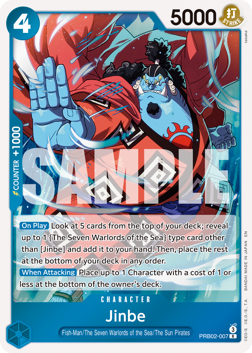 Jinbe [Alternate Art] JP PRB02-007 One Piece Card Game
