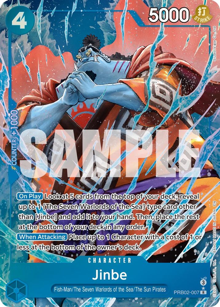 Jinbe [Alternate Art] PRB02-007 One Piece Card Game