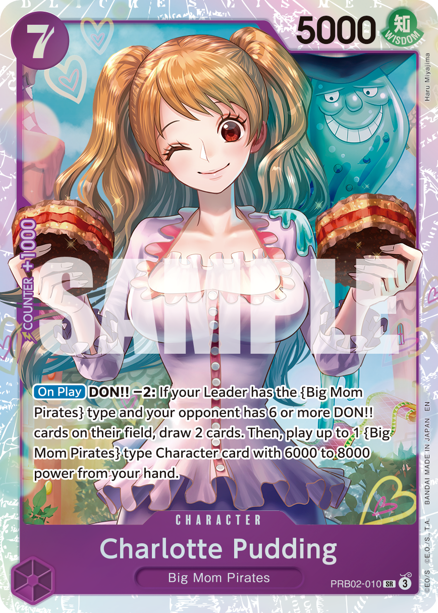 Charlotte Pudding [Alternate Art] JP PRB02-010 One Piece Card Game