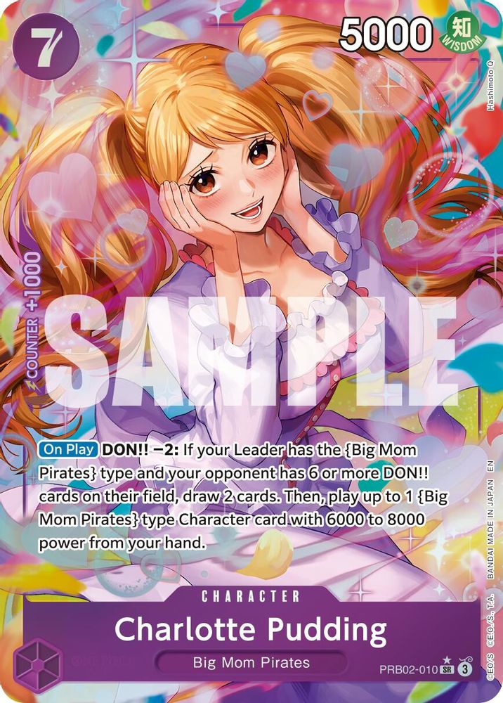 Charlotte Pudding [Alternate Art] PRB02-010 One Piece Card Game