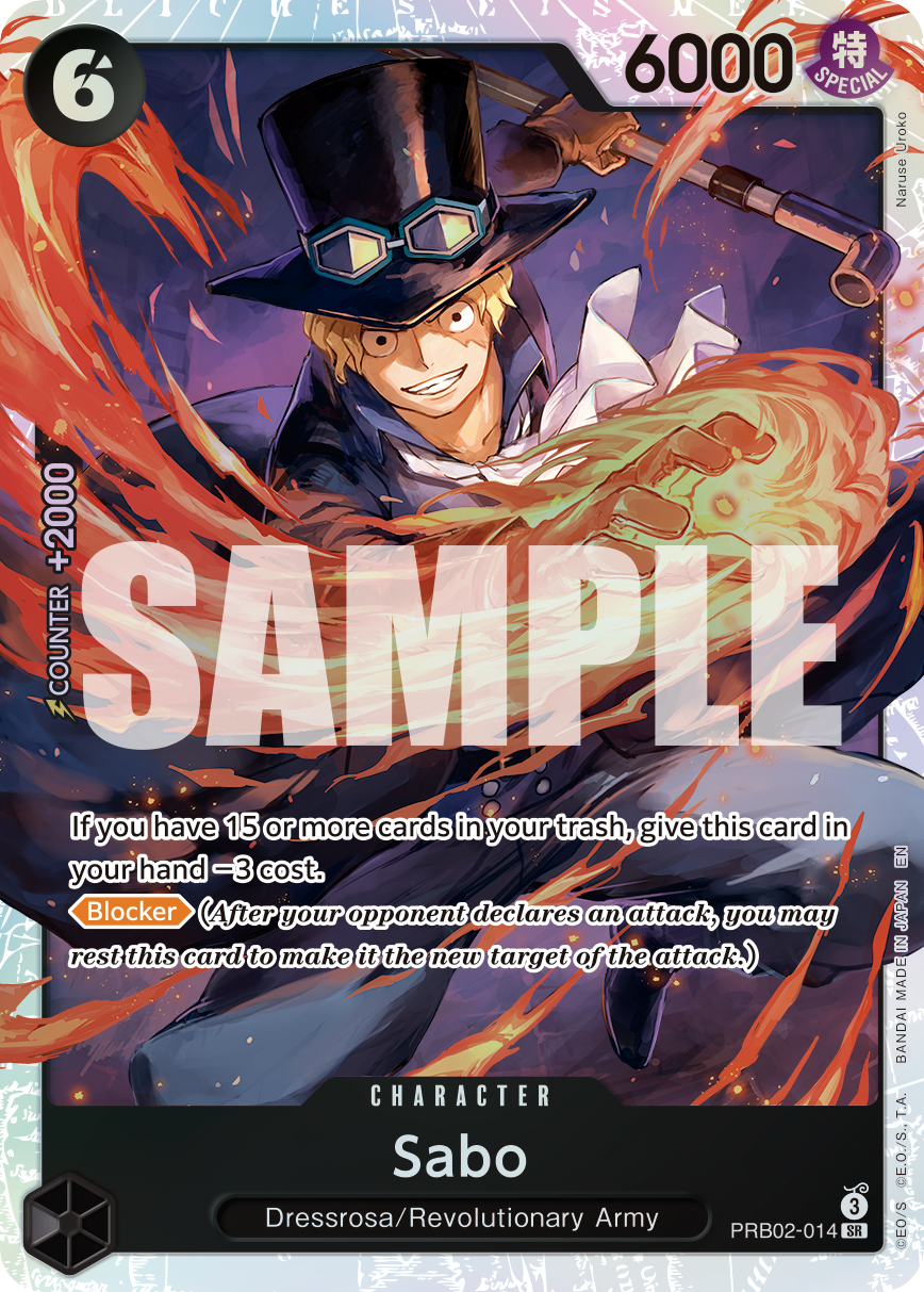 Sabo [SP] JP PRB02-014 One Piece Card Game