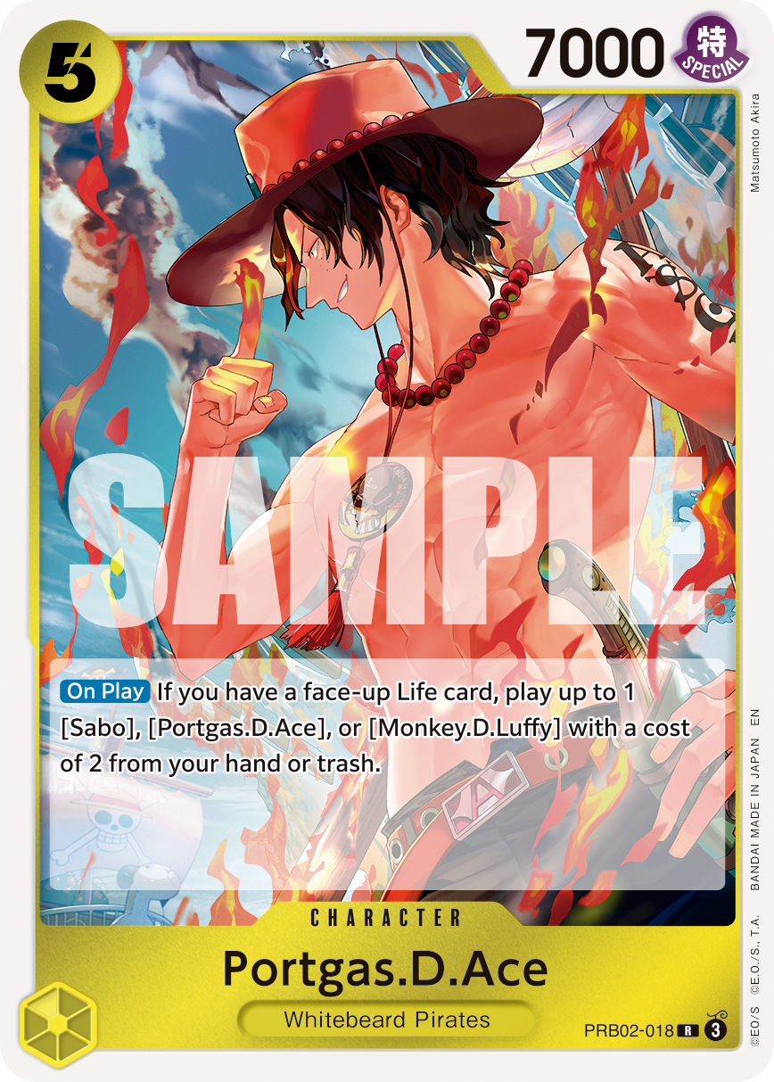 Portgas.D.Ace PRB02-018 One Piece Card Game