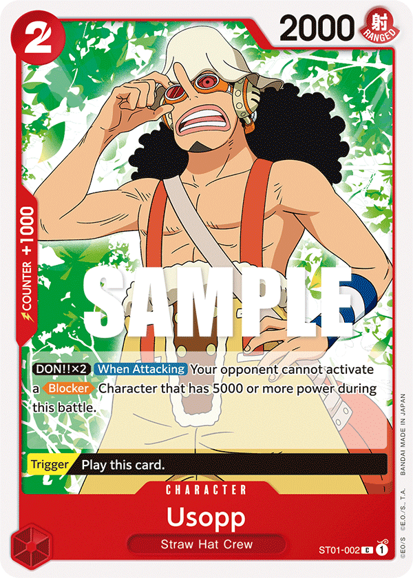 Usopp [Film Red] JP ST01-002 One Piece Card Game