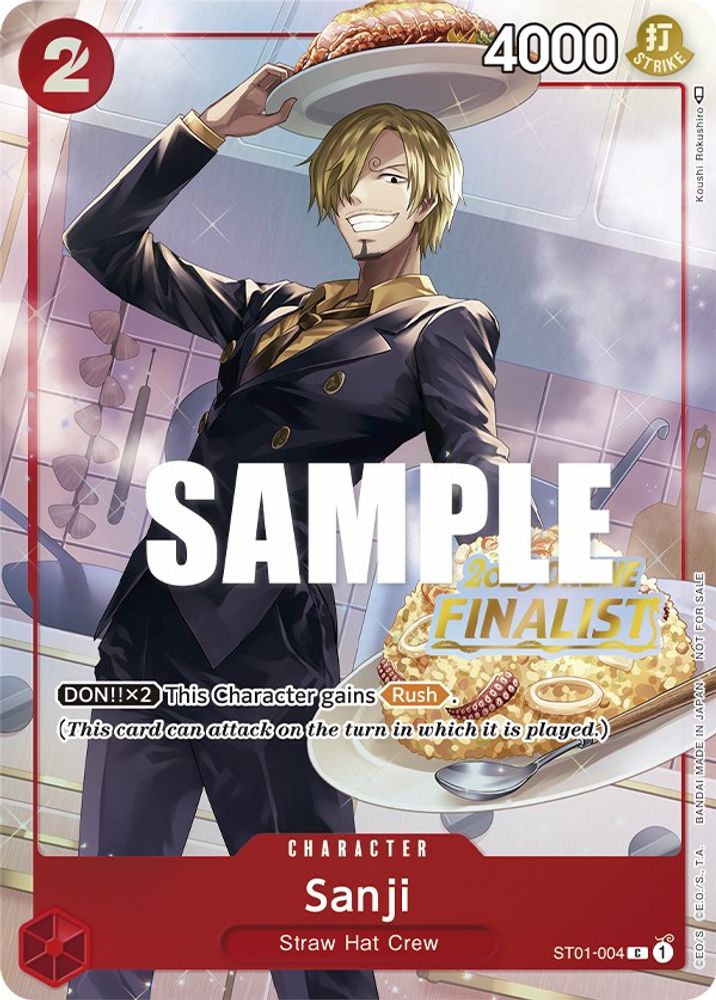 Sanji [Online Finalist] ST01-004 One Piece Card Game