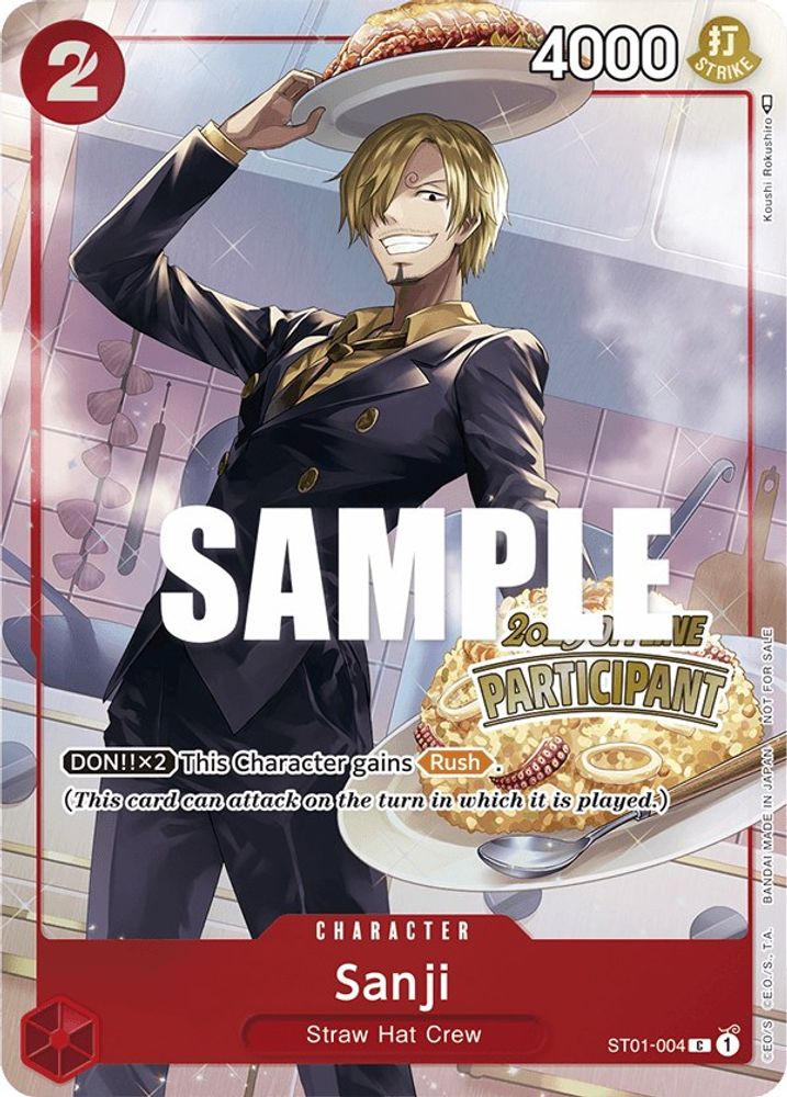 Sanji [Participant] ST01-004 One Piece Card Game