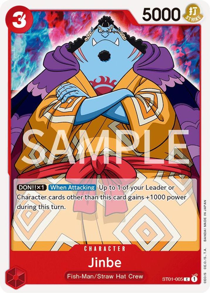 Jinbe [Errata] ST01-005 One Piece Card Game