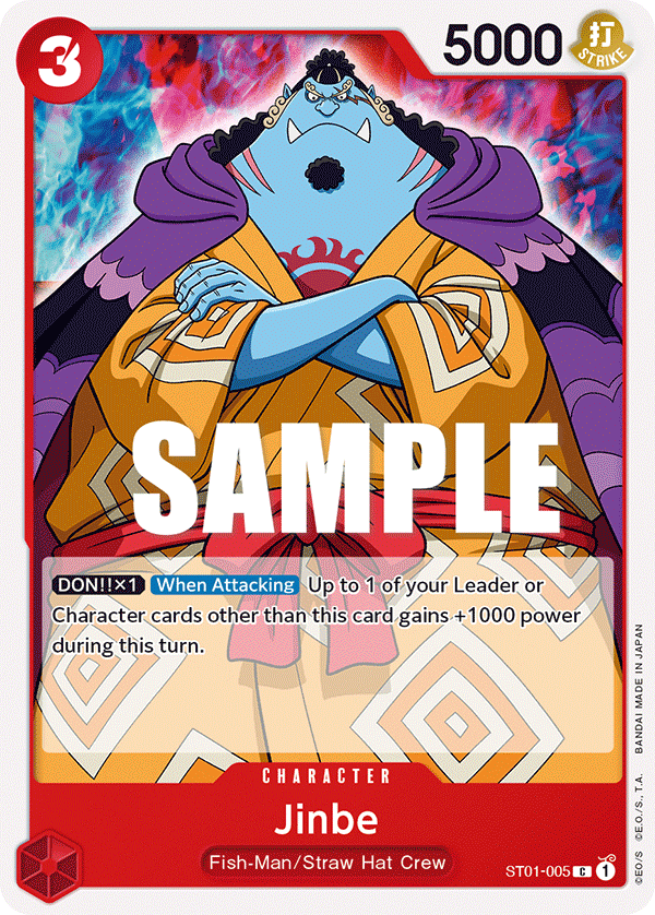 Jinbe [Promotion Card Set] JP ST01-005 One Piece Card Game