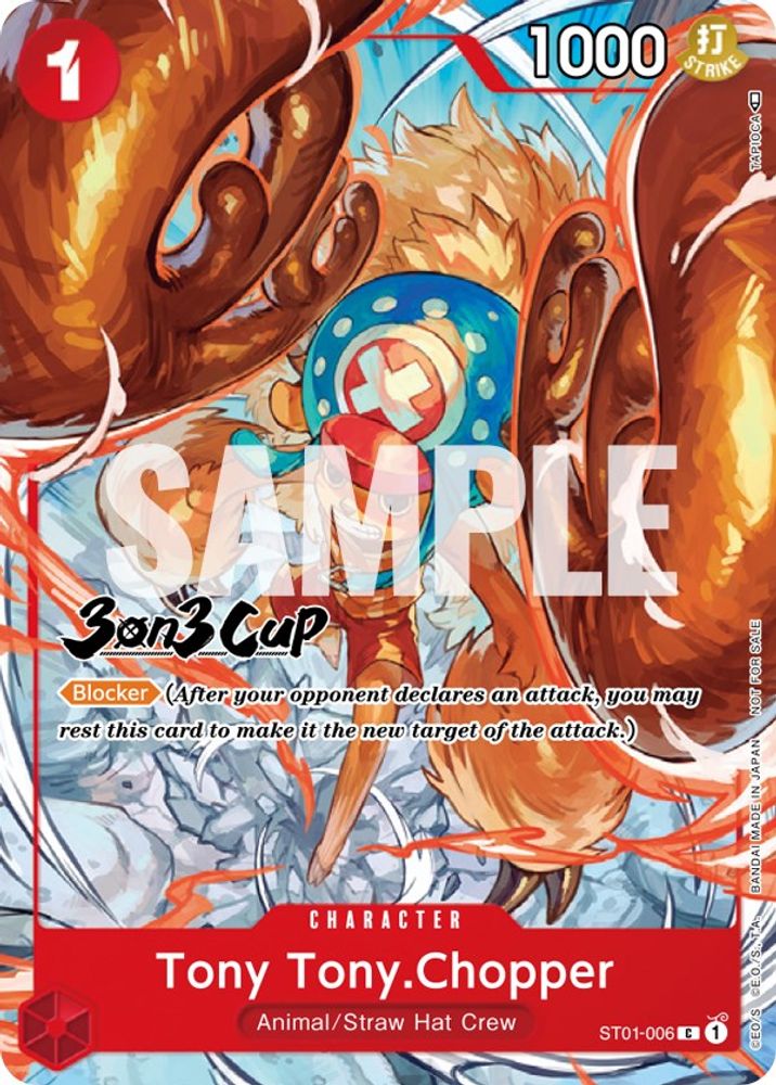 Tony Tony.Chopper [3-on-3 Cup] ST01-006 One Piece Card Game