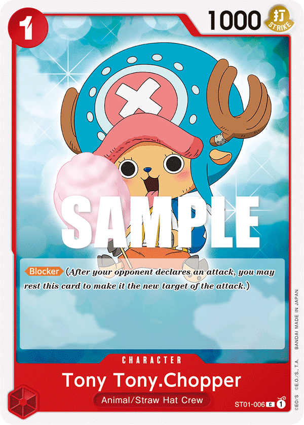 Tony Tony.Chopper [Super Pre-release] JP ST01-006 One Piece Card Game