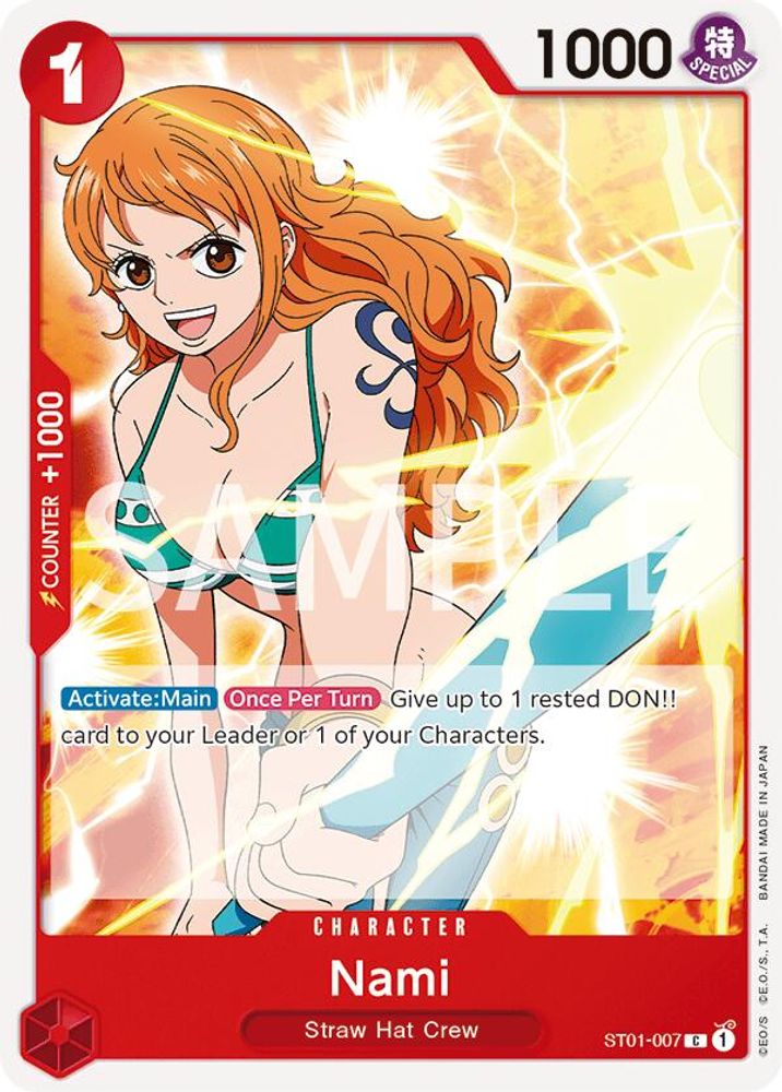 Nami [Errata] ST01-007 One Piece Card Game