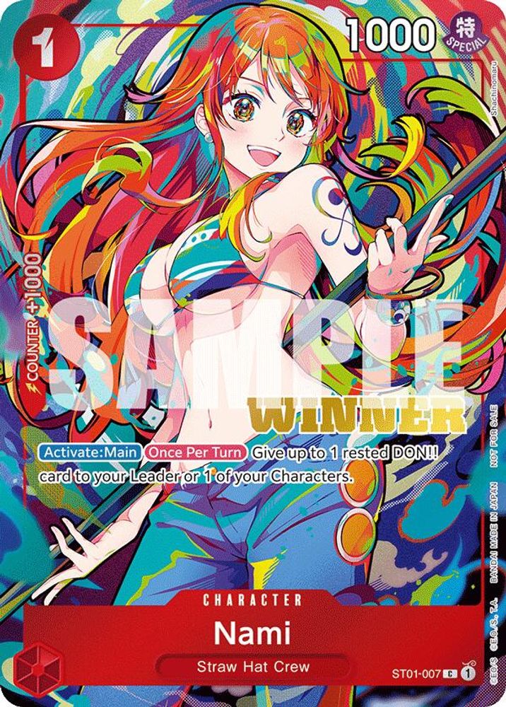 Nami [New Year Event Winner] ST01-007 One Piece Card Game