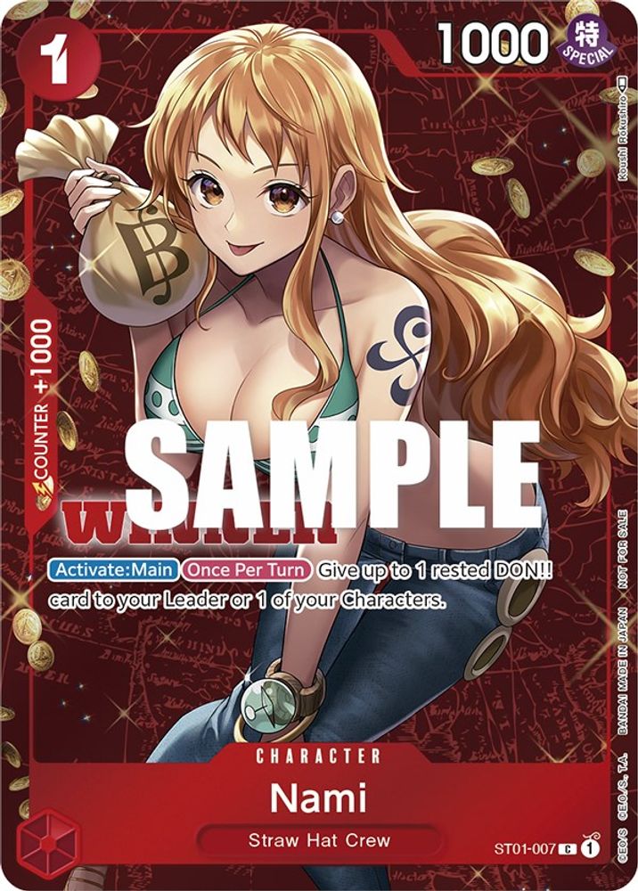 Nami [Tournament Winner] ST01-007 One Piece Card Game