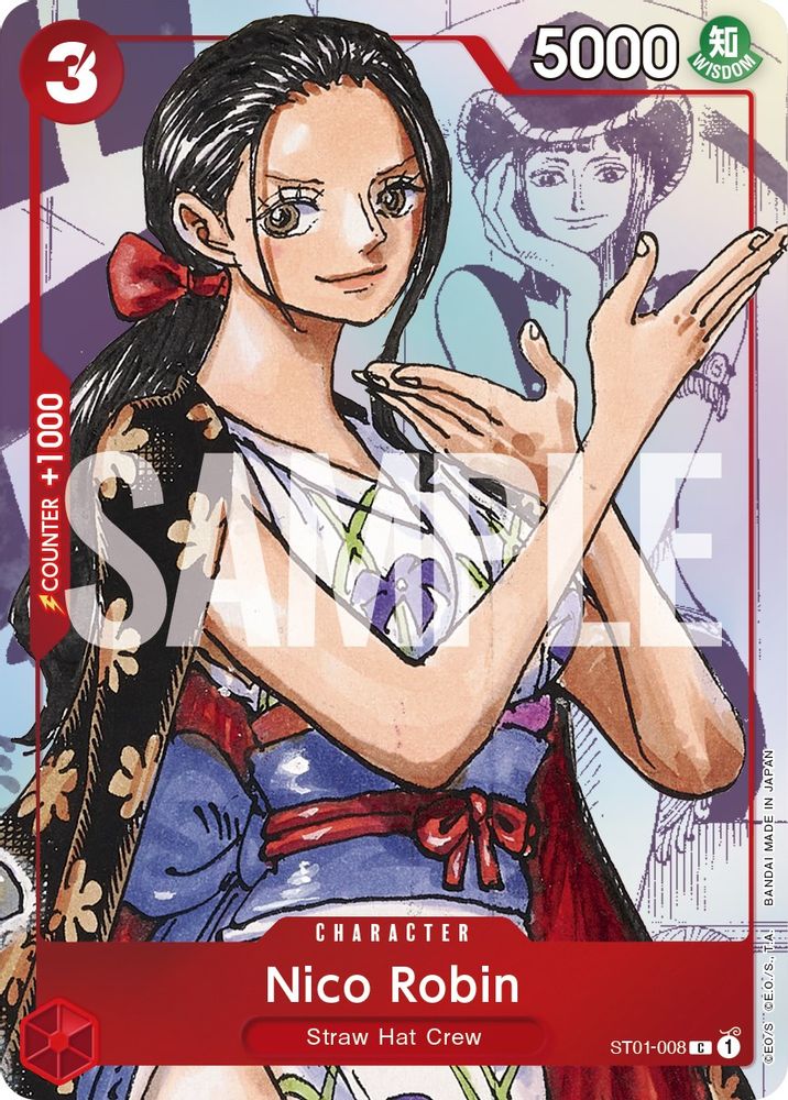 Nico Robin [Alternate Art] ST01-008 One Piece Card Game