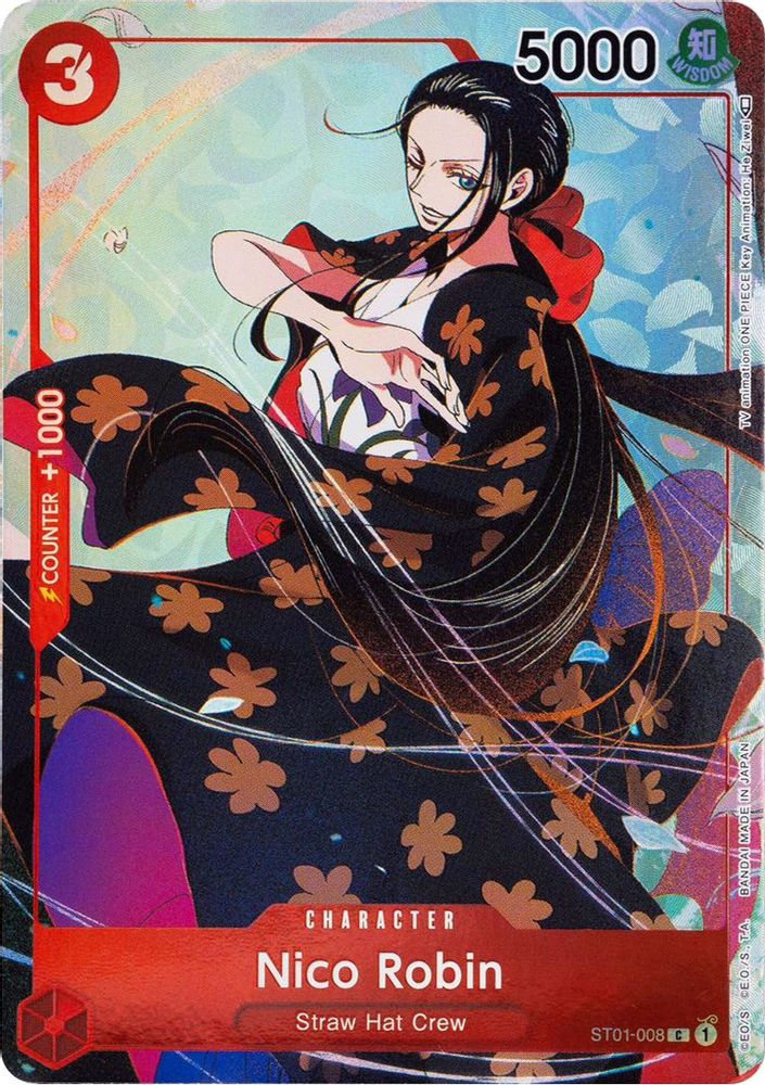 Nico Robin [Gift Collection] ST01-008 One Piece Card Game