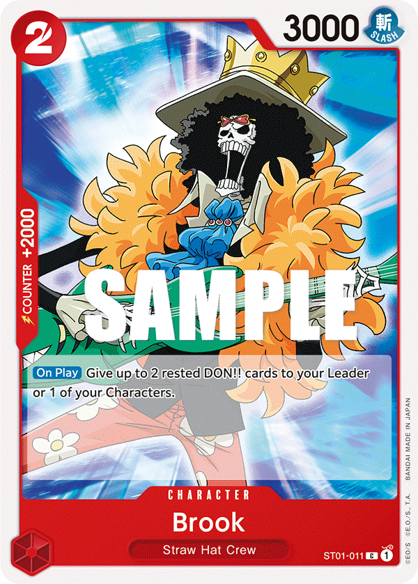Brook [Foil PRB-02] JP ST01-011 One Piece Card Game