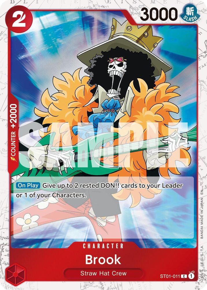 Brook [Foil PRB-02] ST01-011 One Piece Card Game