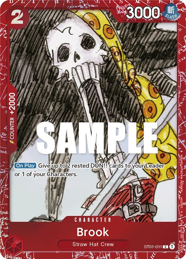 Brook [Red] ST01-011 One Piece Card Game