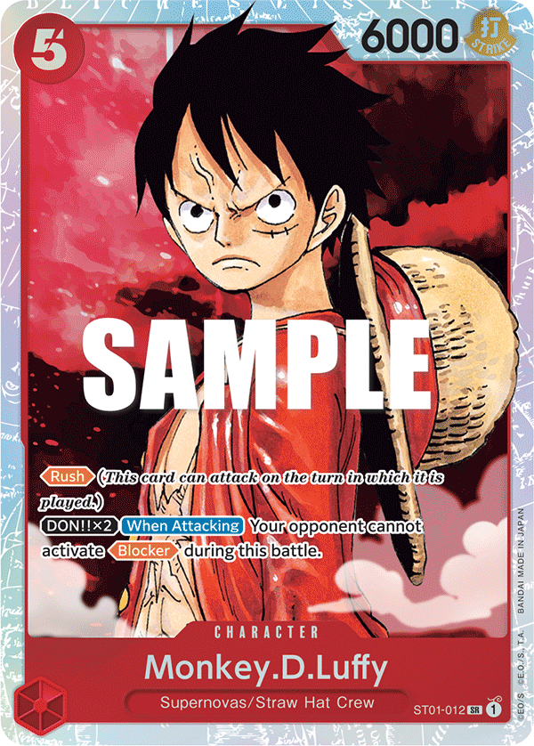 Monkey.D.Luffy ST01-012 One Piece Card Game