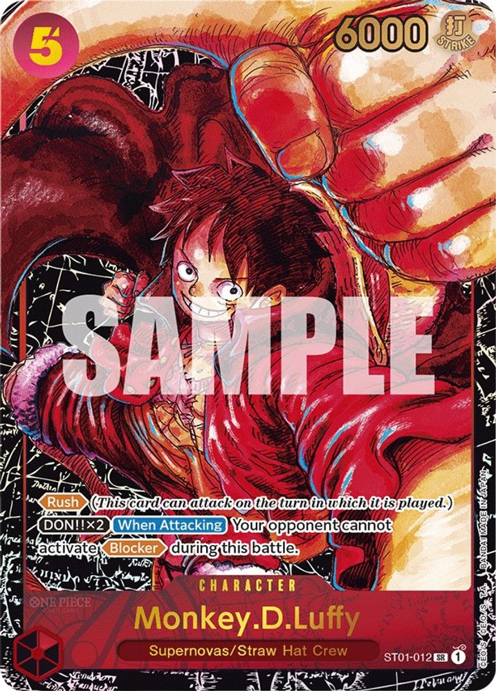 Monkey.D.Luffy [1st Anniversary] ST01-012 One Piece Card Game