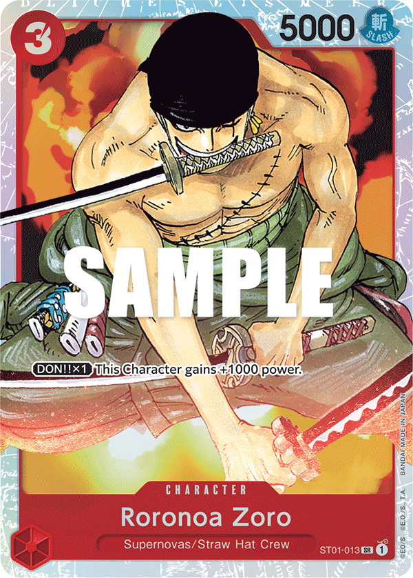 Roronoa Zoro ST01-013 One Piece Card Game